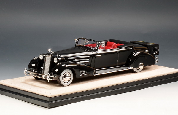 Cadillac V16 452D Victoria Convertible (открытый) - 1934 - Black STM34803 Модель 1:43
